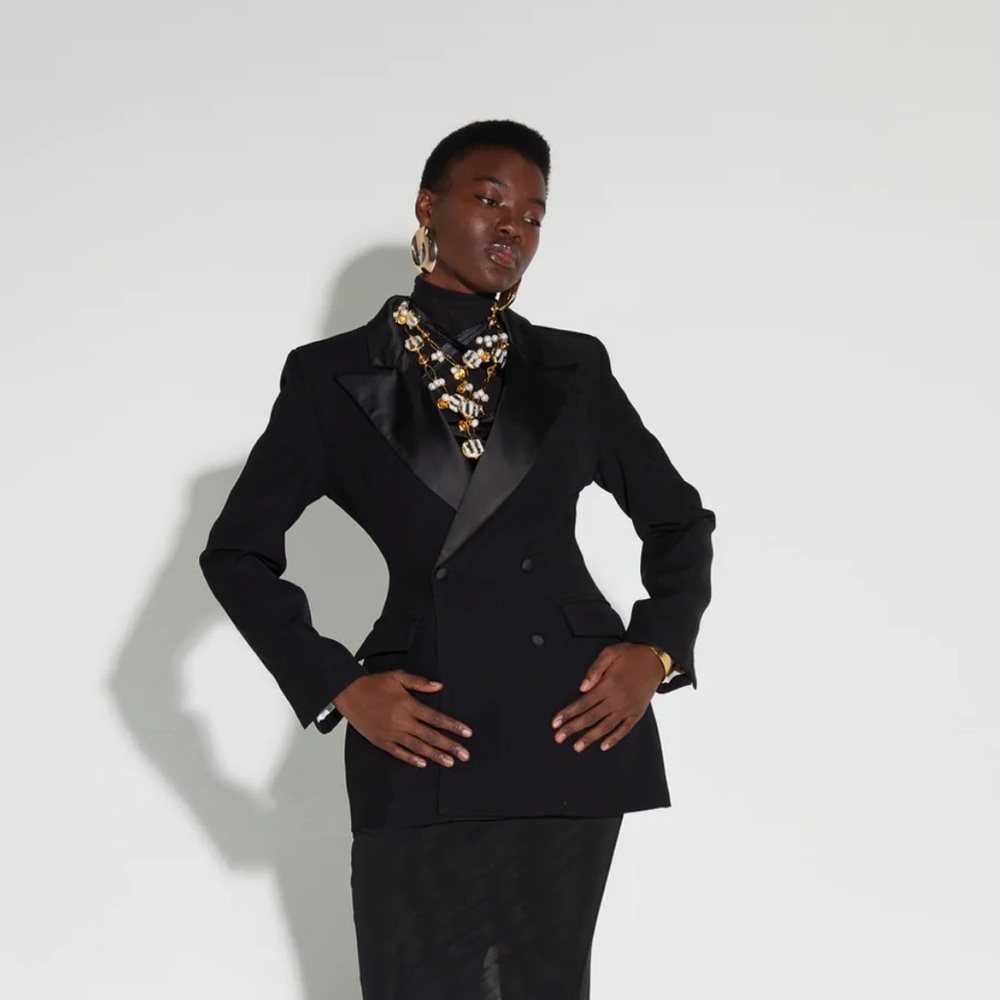 BBXBRAND HOURGLASS BLAZER JACKET- PANTHER